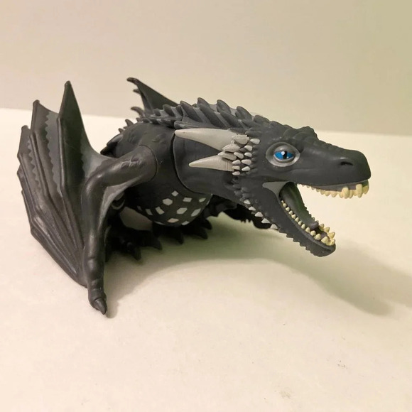2018 Game of Thrones Wight Viserion 6 Inch Long Titans  Vinyl Dragon Figure - Picture 16 of 16